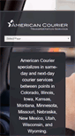 Mobile Screenshot of americancourier.net